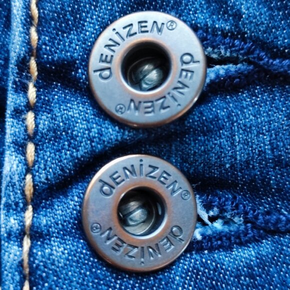 Denizen from Levi's jeans short blue women's size 8 - Picture 8 of 8